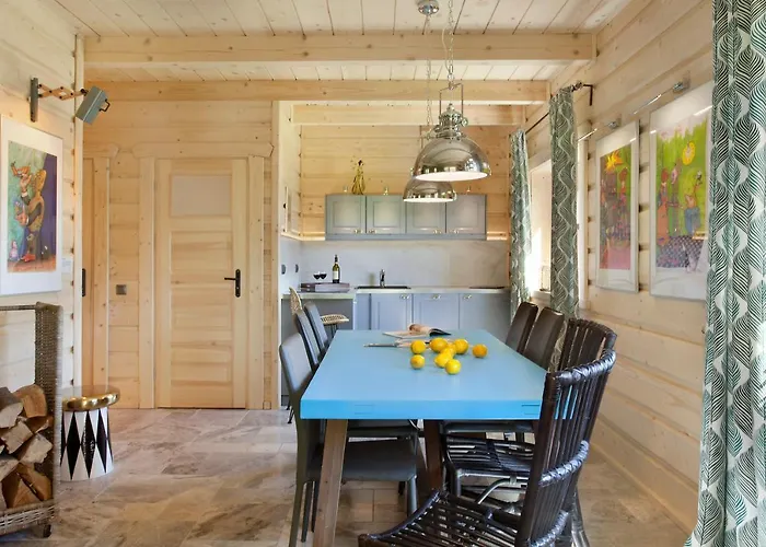 Ferienhaus Seausasino - Luksusowe Drewniane Z Kominkami *