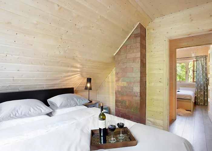 Ferienhaus Seausasino - Luksusowe Drewniane Z Kominkami