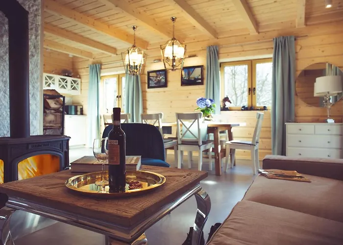Seausasino - Luksusowe Drewniane Z Kominkami Ferienhaus Sasino
