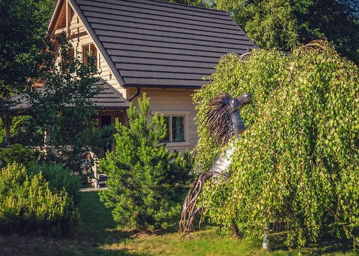 Seausasino - Luksusowe Drewniane Z Kominkami Ferienhaus Sasino