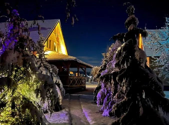 Seausasino - Luksusowe Drewniane Z Kominkami Ferienhaus *