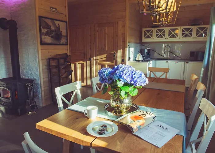 Seausasino - Luksusowe Drewniane Z Kominkami Sasino