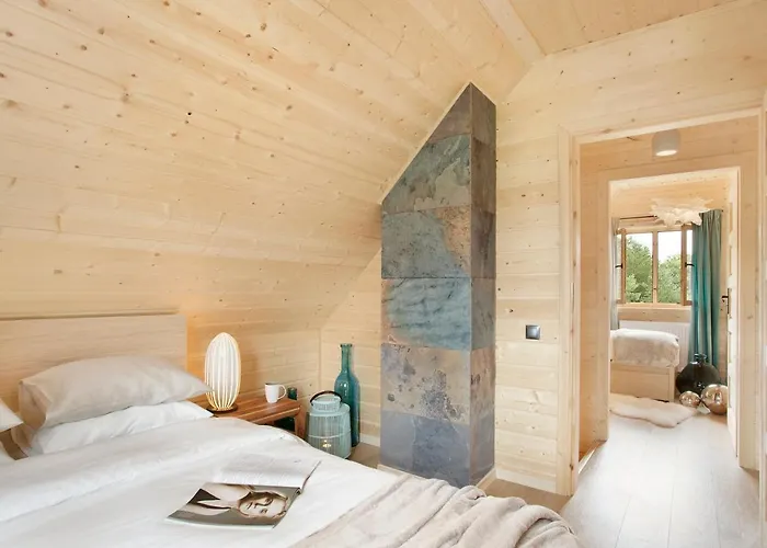 Seausasino - Luksusowe Drewniane Z Kominkami Sasino