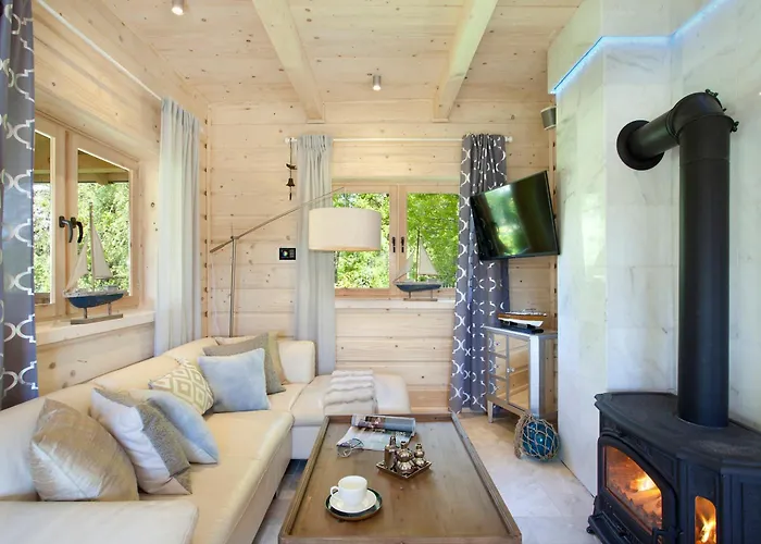 Seausasino - Luksusowe Drewniane Z Kominkami Ferienhaus