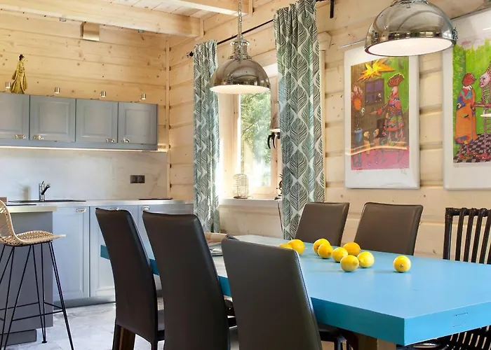 Ferienhaus Seausasino - Luksusowe Drewniane Z Kominkami Sasino